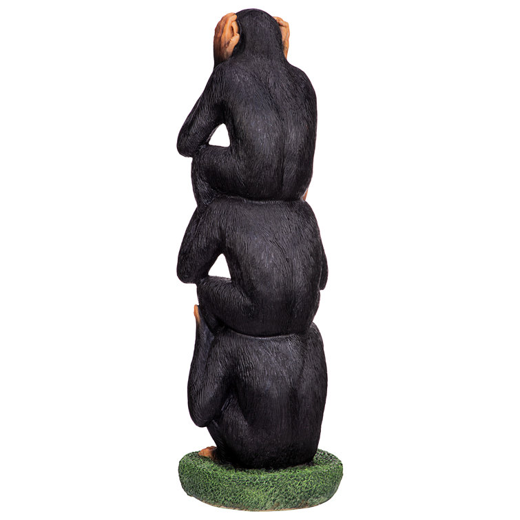 Hear No Evil See No Evil Speak No Evil Monkeys Grand Scale Statue